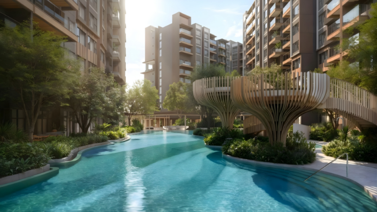 Hồ bơi mansion Dài 50m