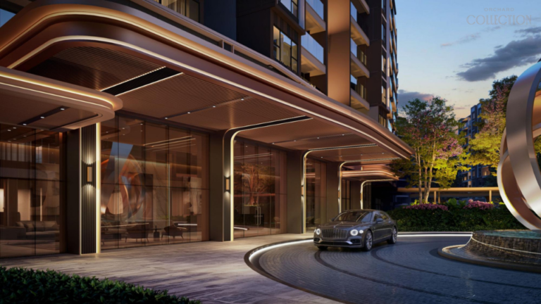 Orchard Collection lối vào sảnh thương lưu sang trọng